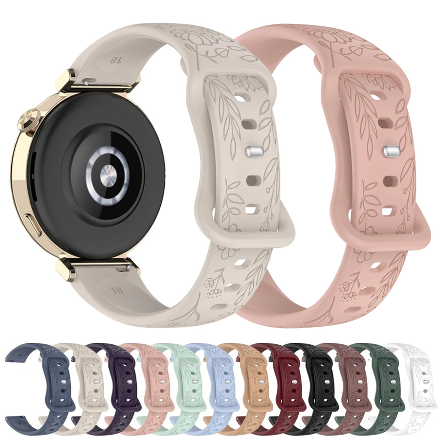 Silicone Watch Band 22Mm - 20 22mm 3Dフラワーシリコンストラップ Samsung Galaxy Watch