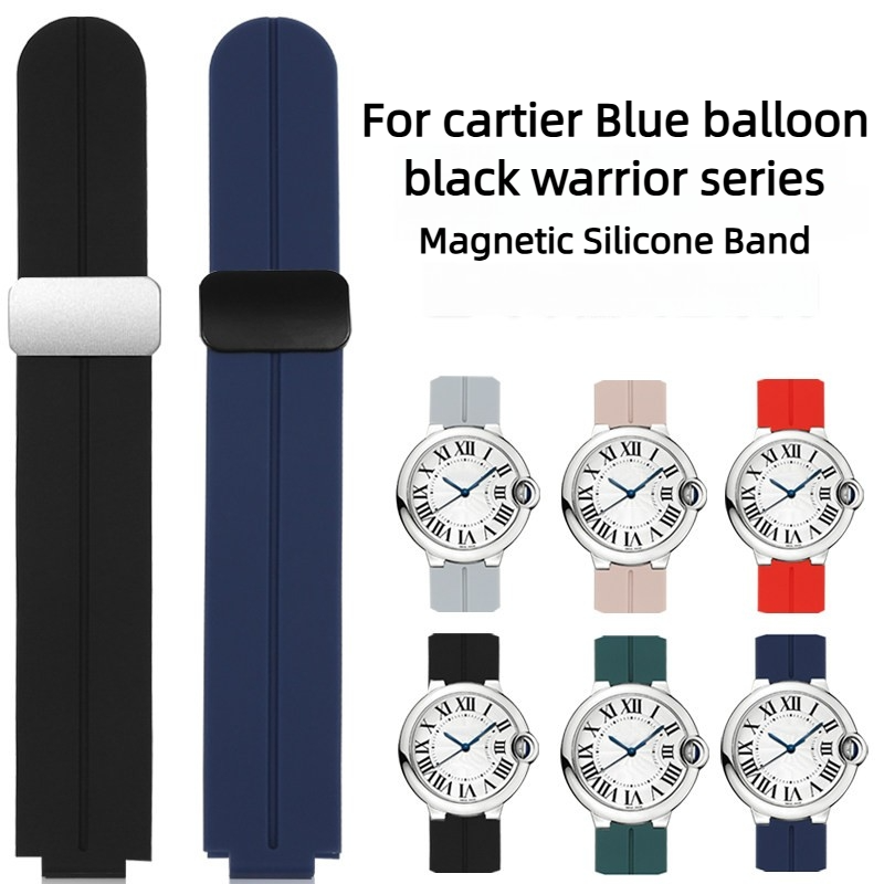 Cartier Watch Ballon Bleu - 凸面端磁気時計ストラップ カルティエ バロンブルー シリーズ 42mm 36mm