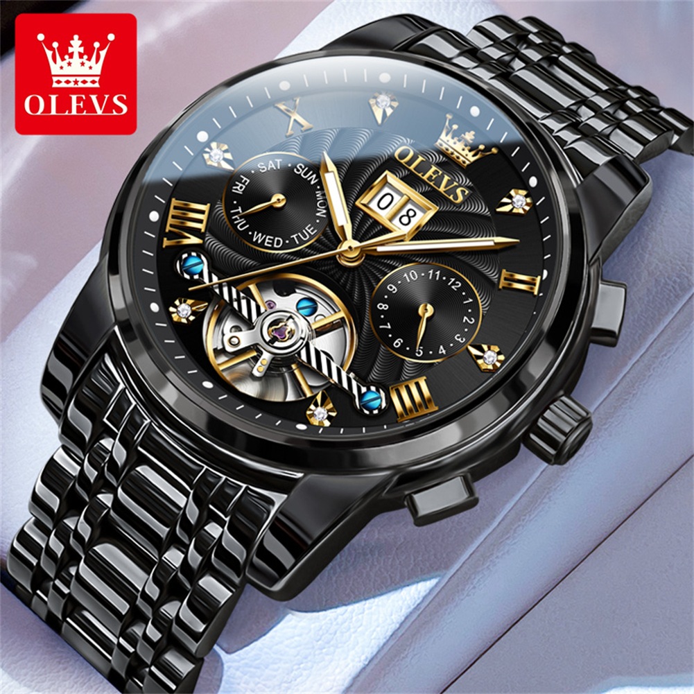 Rolex Watch Daytona - OLEVS クラシックメンズ腕時計トゥールビヨン多機能全自動メンズ腕時計ハイエンド男性腕時計