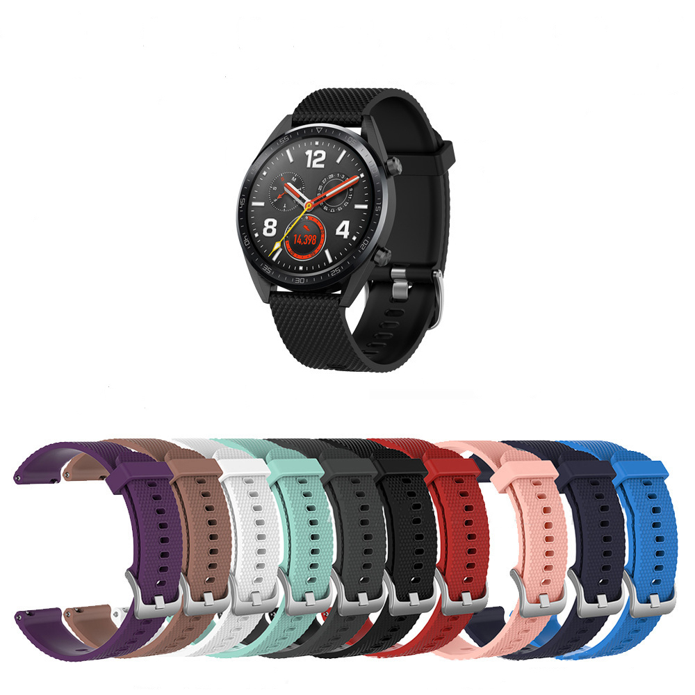 Silicone Watch Band 22Mm - 22ミリメートル腕時計バンドサムスン時計銀河時計46ミリメートルギアS3/ギア2 R380/Gear2ネオR381/ライブR382バンド交換