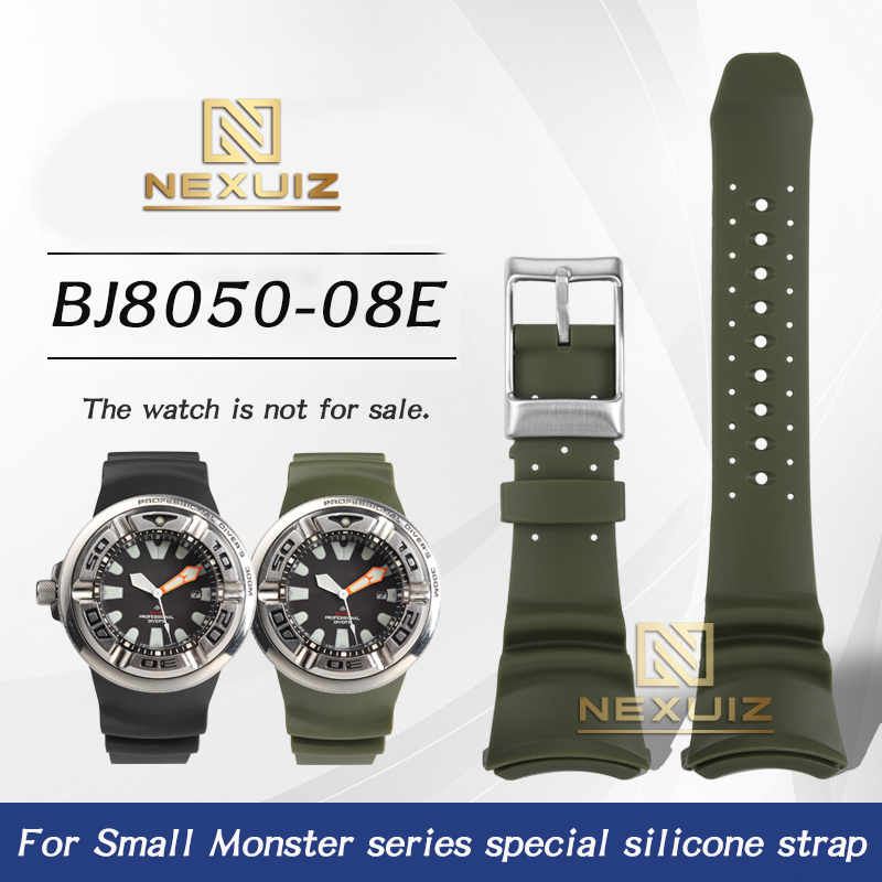 Citizen Watch Promaster - ゴム製の深海モンスターウォッチストラップ,耐水性,スペシャルエディション,Citizen Promasterシリーズ,BJ8050-08E,bj8050