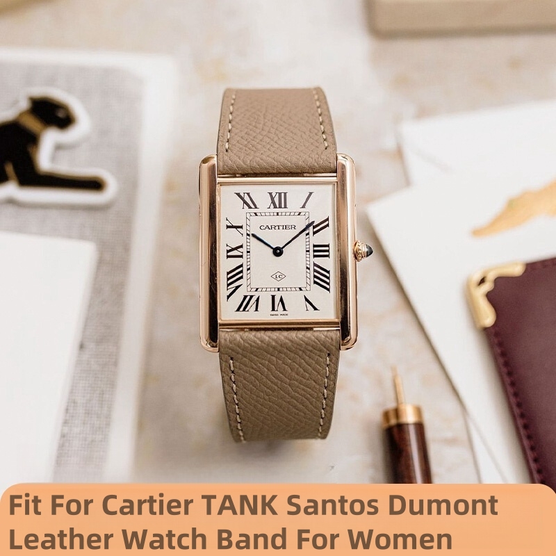 カルティエバロンブルー時計ストラップ木綿 18 ミリメートル - Cartier Watch Ballon Bleu のレビューと価格