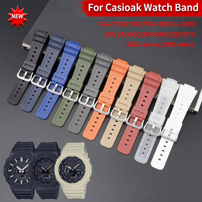 ラバースポーツブレスレットカシオ,交換用リストバンド,ステン - Casio Watch G-Shock Ga-2100 のレビューと価格
