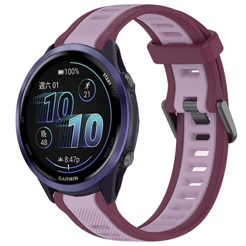 22mm 20mm 18mm テクスチャシリコンストラップ  - Silicone Watch Band 22Mm のレビューと価格