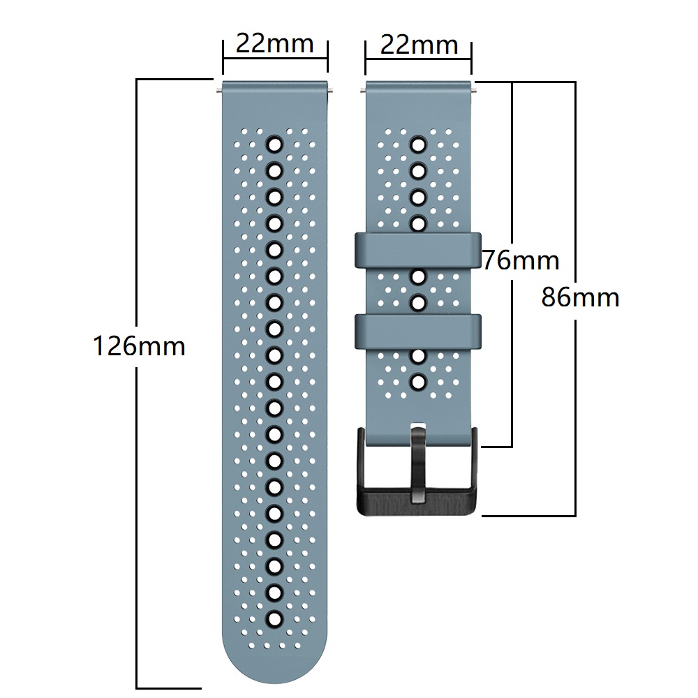 Corspace 3用シリコンウォッチバンド,スペアウォッチ - Silicone Watch Band 22Mm のレビューと価格
