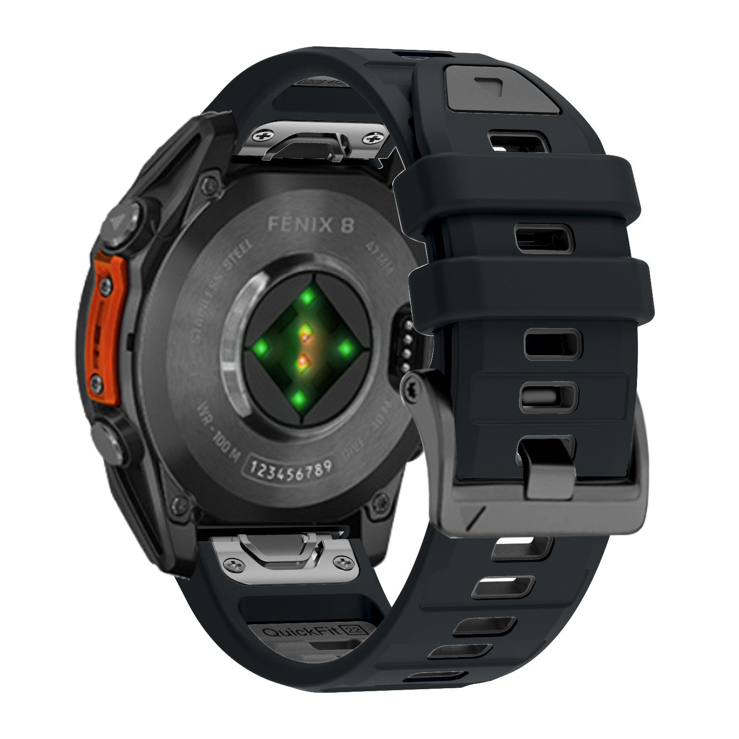 QuickFit 26mm 22mm シリコン製腕時計バンド - Silicone Watch Band 22Mm のレビューと価格