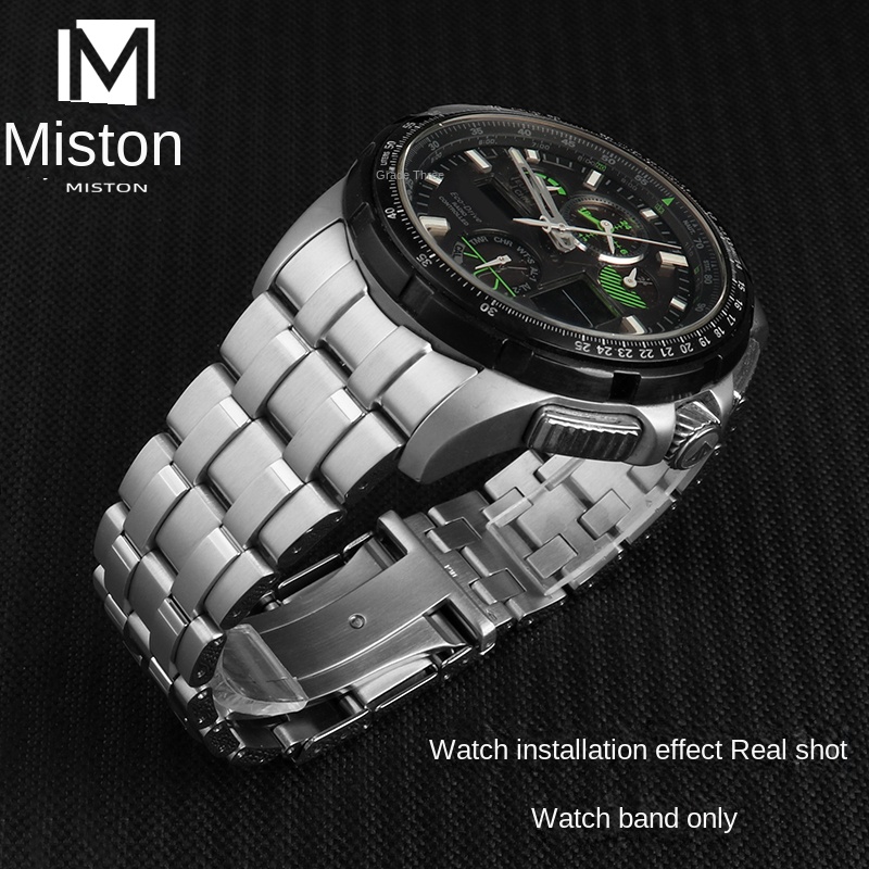 ステンレス鋼の湾曲した時計バンド,男性用,ブレスレット,金属 - Citizen Watch Promaster のレビューと価格