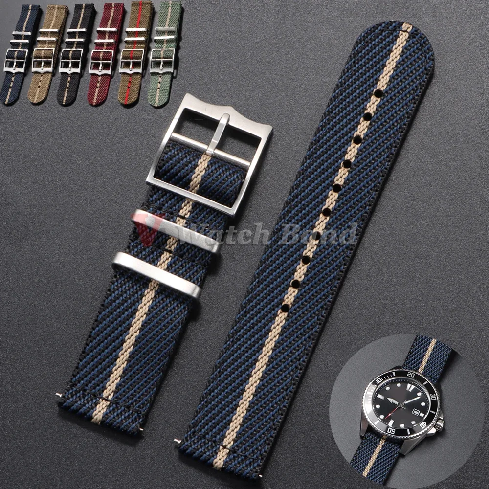 20 22 ミリメートルナイロンストラップチューダーオメガ時 - Nato Strap Nylon のレビューと価格