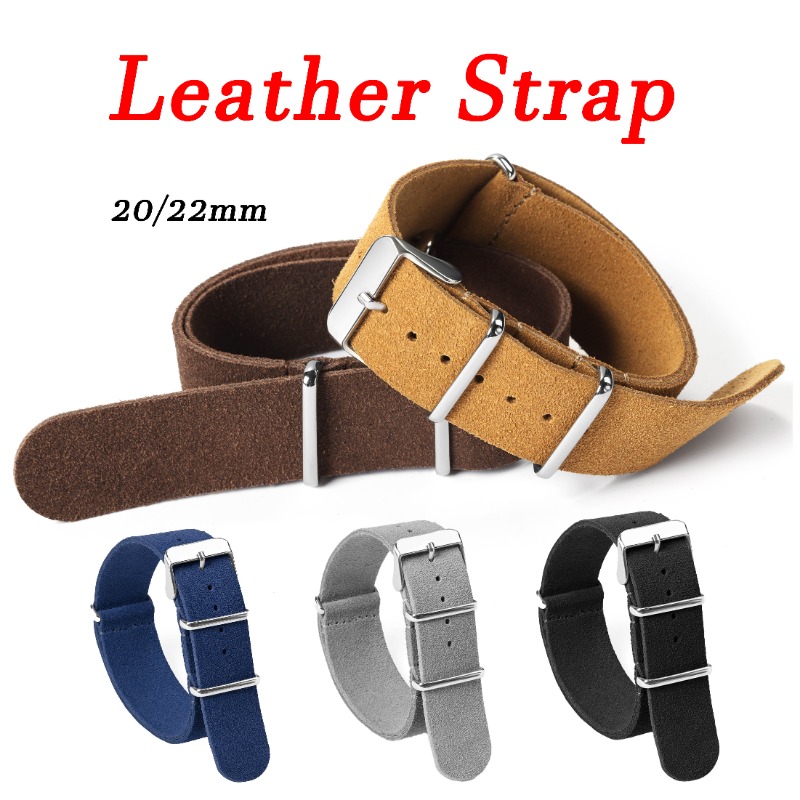 20 ミリメートル 22 ミリメートルユニバーサル軍事レトロ - Suede Strap Watch のレビューと価格