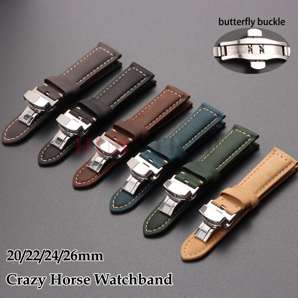 20mm 22mm 24mm 26mm 本物のカーフスキンレ - Suede Strap Watch のレビューと価格