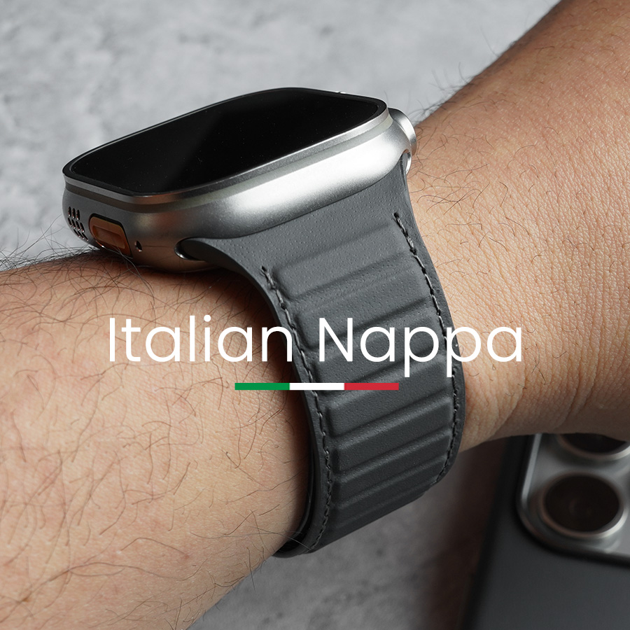 磁気ナッパ本ストラップ Apple Watch ウルトラ 2 - Suede Strap Watch のレビューと価格