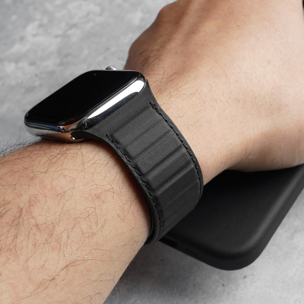 磁気ナッパ本ストラップ Apple Watch ウルトラ 2 - Suede Strap Watch のレビューと価格