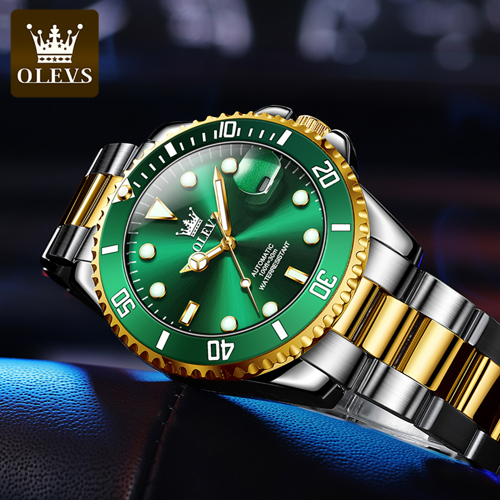 OLEVS 6650 メンズ腕時計クラシックオリジナル自動機 - Rolex Watch Datejust のレビューと価格