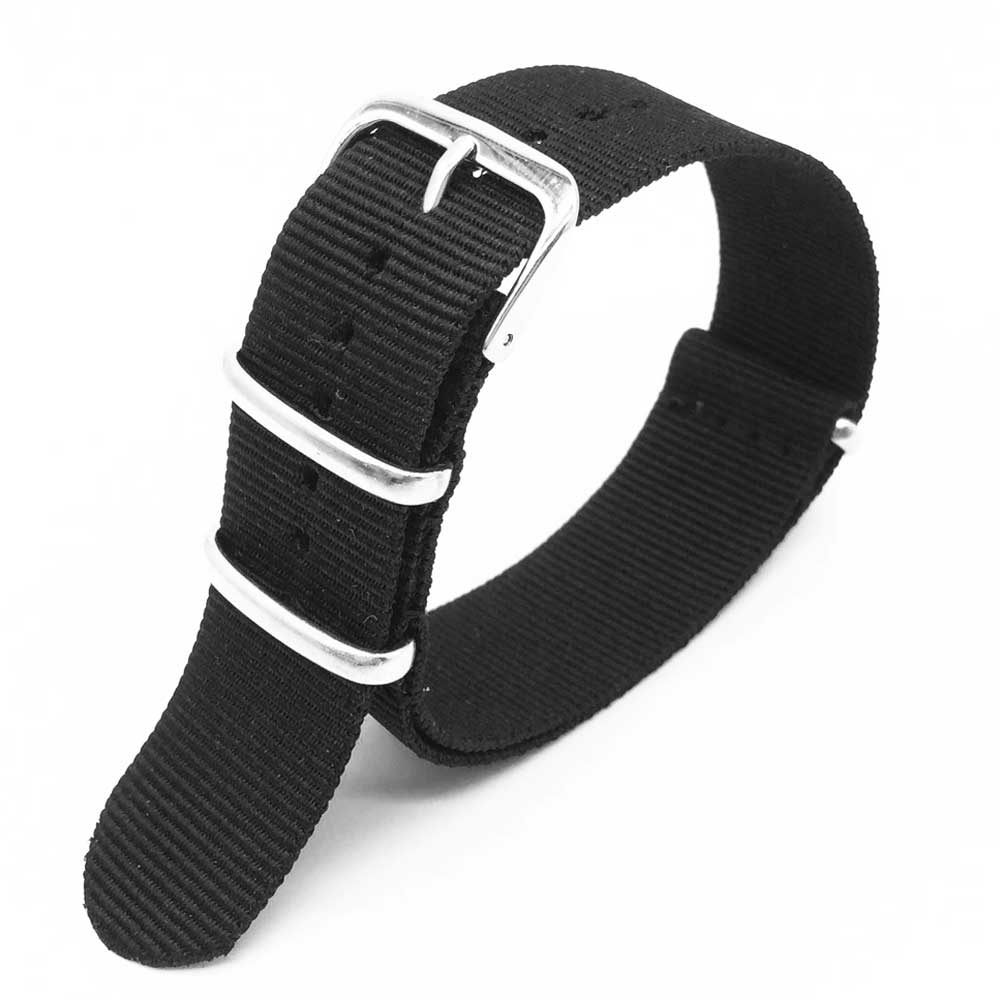 キャンバスバンドナイロン時計ストラップ時計バンドベルト金属バ - Nato Strap Nylon のレビューと価格
