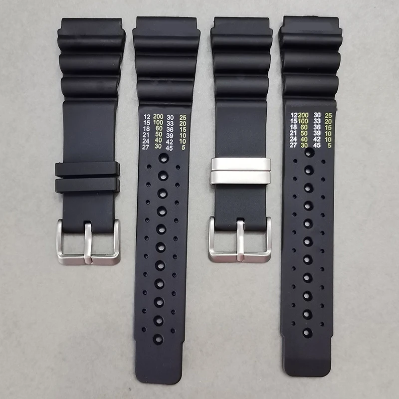 ND 制限ダイバーシリコンストラップ 20 ミリメートル 2 - Citizen Watch Promaster のレビューと価格